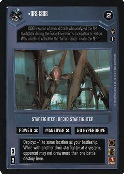 2001 Decipher Star Wars CCG Theed Palace #NNO DFS-1308 Front