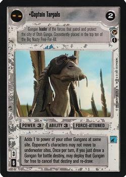 2001 Decipher Star Wars CCG Theed Palace #NNO Captain Tarpals Front