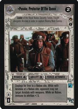 2001 Decipher Star Wars CCG Theed Palace #NNO Panaka, Protector Of The Queen Front