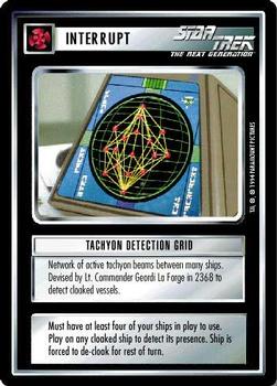 1994 Decipher Star Trek Premiere Edition Black Border #NNO Tachyon Detection Grid Front