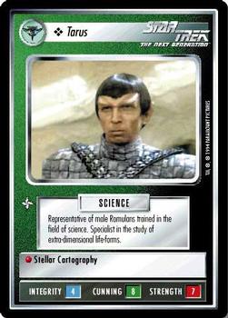 1994 Decipher Star Trek Premiere Edition Black Border #NNO Tarus Front