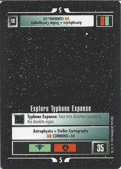 1994 Decipher Star Trek Premiere Edition Black Border #NNO Explore Typhone Expanse Front