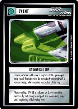 1995 Decipher Star Trek Alternate Universe #NNO Baryon Buildup Front