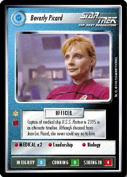 1995 Decipher Star Trek Alternate Universe #NNO Beverly Picard Front