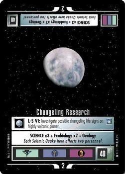 1998 Decipher Star Trek Deep Space Nine #NNO Changeling Research Front