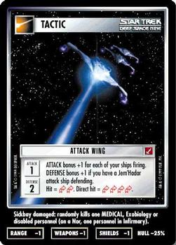 1999 Decipher Star Trek Blaze of Glory #NNO Attack Wing Front