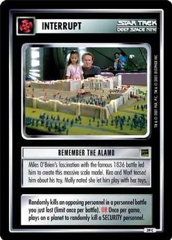 2001 Decipher Star Trek Holodeck Adventures #39 Remember the Alamo Front
