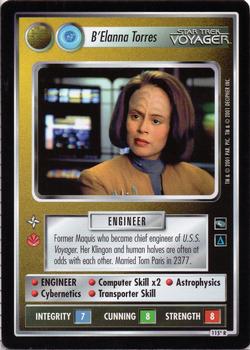 2001 Decipher Star Trek Voyager #115* B'Elanna Torres Front