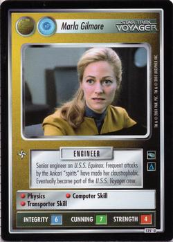 2001 Decipher Star Trek Voyager #125* Marla Gilmore Front