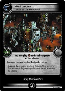 2003 Decipher Star Trek 2nd Edition Call to Arms Expansion #110 Unicomplex, Root of the Hive Mind Front