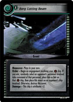 2003 Decipher Star Trek 2nd Edition Call to Arms Expansion #36 Borg Cutting Beam Front