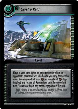 2003 Decipher Star Trek 2nd Edition Call to Arms Expansion #39 Cavalry Raid Front