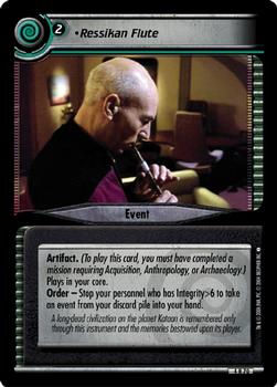 2004 Decipher Star Trek 2nd Edition Necessary Evil #70 Ressikan Flute Front