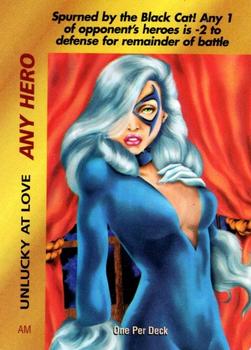 1995 Fleer Marvel Overpower #AM Any Hero - Unlucky At Love Front