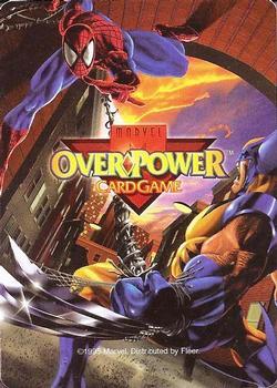 1995 Fleer Marvel Overpower #AF Any Hero - God of Mischief Back