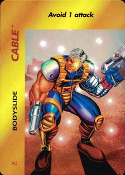 1995 Fleer Marvel Overpower #NNO Cable - Bodyslide Front
