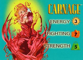 1995 Fleer Marvel Overpower #NNO Carnage Front