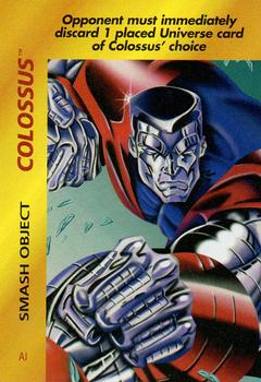 1995 Fleer Marvel Overpower #NNO Colossus - Smash Object Front