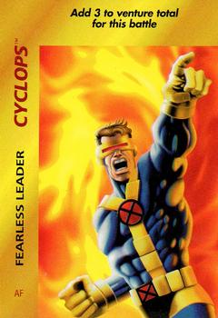 1995 Fleer Marvel Overpower #NNO Cyclops - Fearless Leader Front