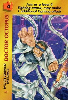 1995 Fleer Marvel Overpower #NNO Dr. Octopus - Multi-Armed Menace Front