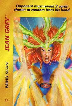 1995 Fleer Marvel Overpower #NNO Jean Grey - Mind Scan Front