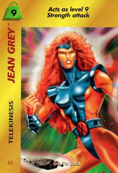 1995 Fleer Marvel Overpower #NNO Jean Grey - Telekinesis Front