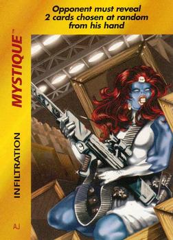 1995 Fleer Marvel Overpower #NNO Mystique - Infiltration Front