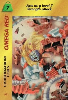 1995 Fleer Marvel Overpower #NNO Omega Red - Carbonadium Coils Front