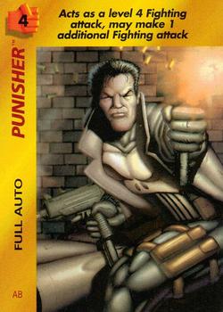 1995 Fleer Marvel Overpower #NNO Punisher - Full Auto Front