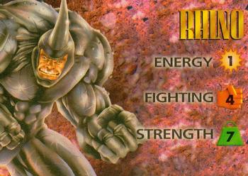 1995 Fleer Marvel Overpower #NNO Rhino - Rhino Front