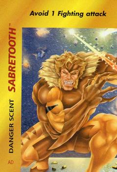1995 Fleer Marvel Overpower #NNO Sabretooth - Danger Scent Front