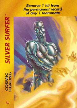 1995 Fleer Marvel Overpower #NNO Silver Surfer - Cosmic Healing Front