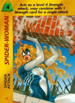 1995 Fleer Marvel Overpower #NNO Spider-Woman - Spider Attack Front