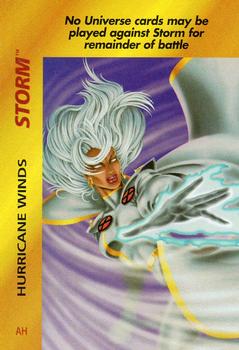 1995 Fleer Marvel Overpower #NNO Storm - Hurricane Winds Front