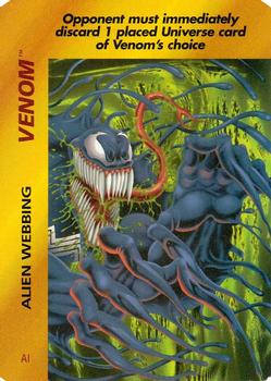 1995 Fleer Marvel Overpower #NNO Venom - Alien Webbing Front