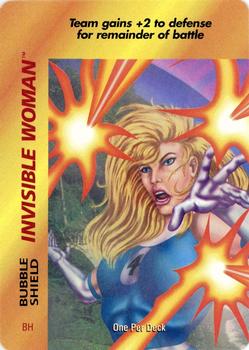 1995 Fleer Marvel Overpower #NNO Invisible Woman - Bubble Shield Front