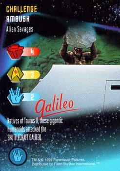 1996 Fleer/SkyBox Star Trek The Card Game #NNO Alien Savages - Challenge - Ambush Front