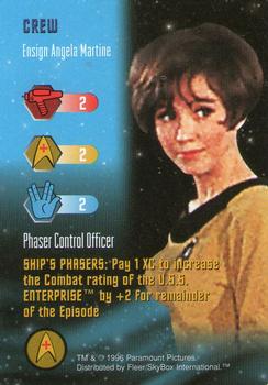 1996 Fleer/SkyBox Star Trek The Card Game #NNO Ensign Angela Martine - Crew Front