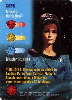 1996 Fleer/SkyBox Star Trek Starfleet Maneuvers #NNO Lieutenant Marlena Moreau - Crew Front