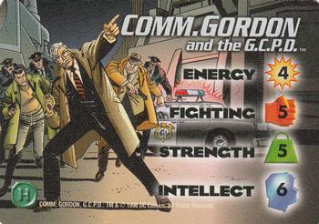 1996 Fleer DC Overpower #NNO Comm. Gordon & G.C.P.D. Front