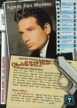 1996 US Playing Card Co. The X Files CCG #163 Agent Fox Mulder Front