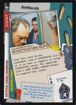 1997 US Playing Card The X Files CCG Ver. 2 #007 Ambush Front