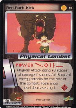 2000 Score Dragon Ball Z Saiyan Saga #58 Red Back Kick Front