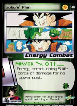 2000 Score Dragon Ball Z Saiyan Saga #248 Goku's Plan Front