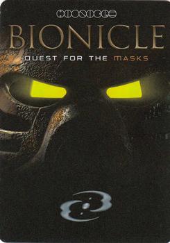 2001 Upper Deck Bionicle Quest for the Masks (First Edition) #69 Whenua - Drill of Onua Back
