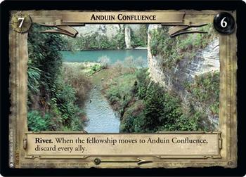 2001 Decipher Lord of the Rings CCG: Fellowship of the Ring #1U353 Anduin Confluence Front