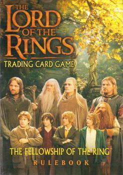 2001 Decipher Lord of the Rings CCG: Fellowship of the Ring #LOTR The Fellowship of Ring Rulebook Front