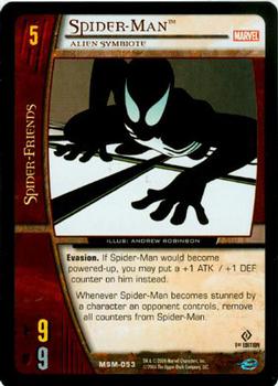 2004 Upper Deck Entertainment Marvel Vs. System Web of Spider-Man #MSM-053 Spider-Man: Alien Symbiote (Andrew Robinson) Front