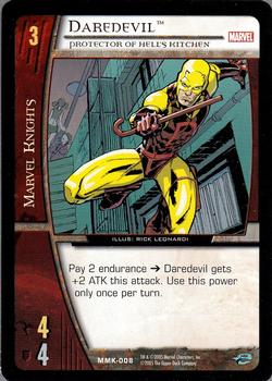 2005 Upper Deck Entertainment Marvel Vs. System Marvel Knights #MMK-008 Daredevil: Protector of Hell's Kitchen (Rick Leonardi) Front