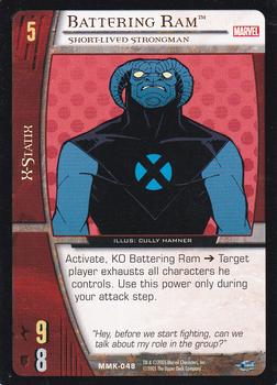 2005 Upper Deck Entertainment Marvel Vs. System Marvel Knights #MMK-048 Battering Ram: Short-lived Strongman (Cully Hamner) Front